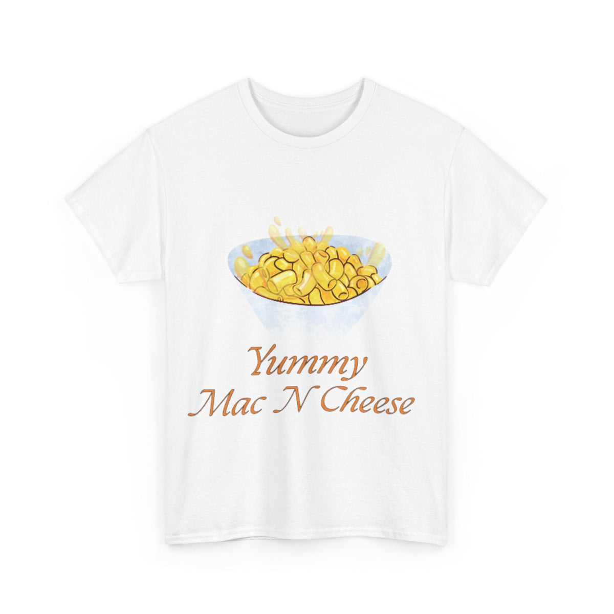 Yummy Mac n Cheese funny humor Heavy Cotton T-shirt