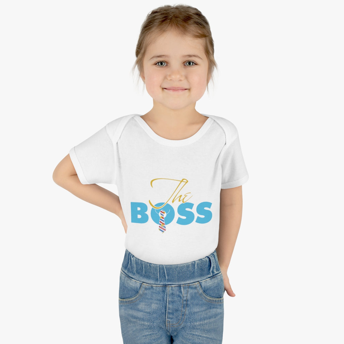 The Boss Infant Baby Rib Bodysuit