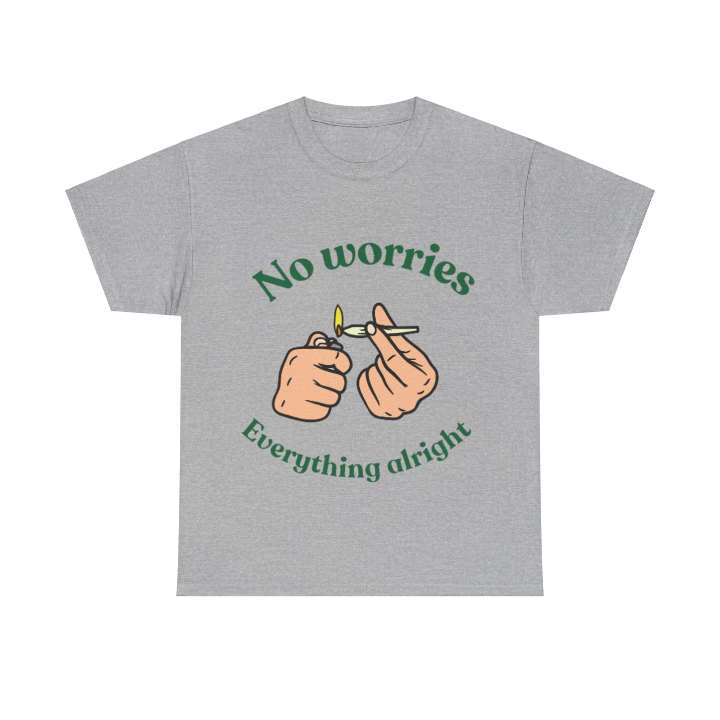 No Worries, Everything Alright Relaxed Vibes T-Shirt