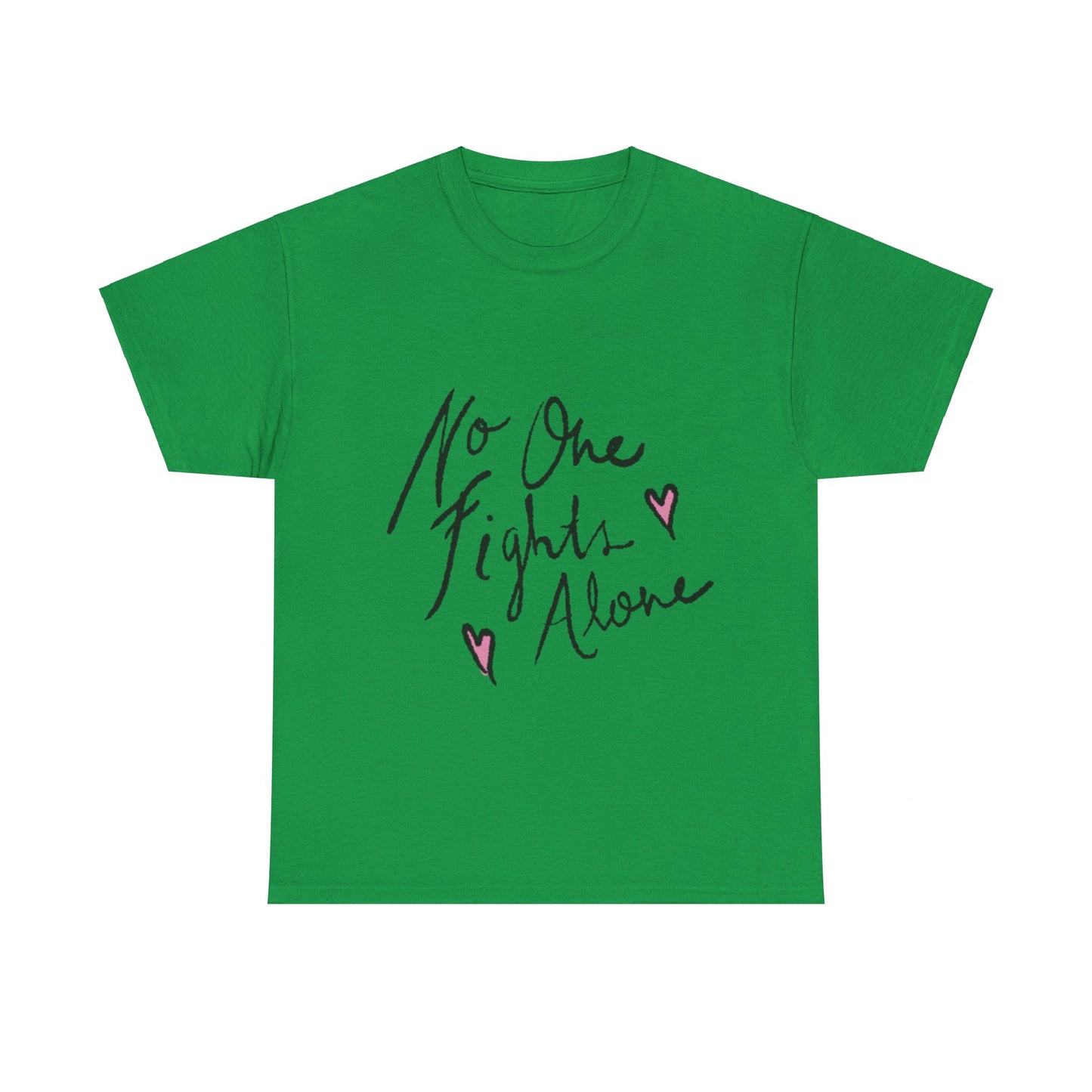 No One Fights Alone Awareness T-shirt - Stylish and Meaningful