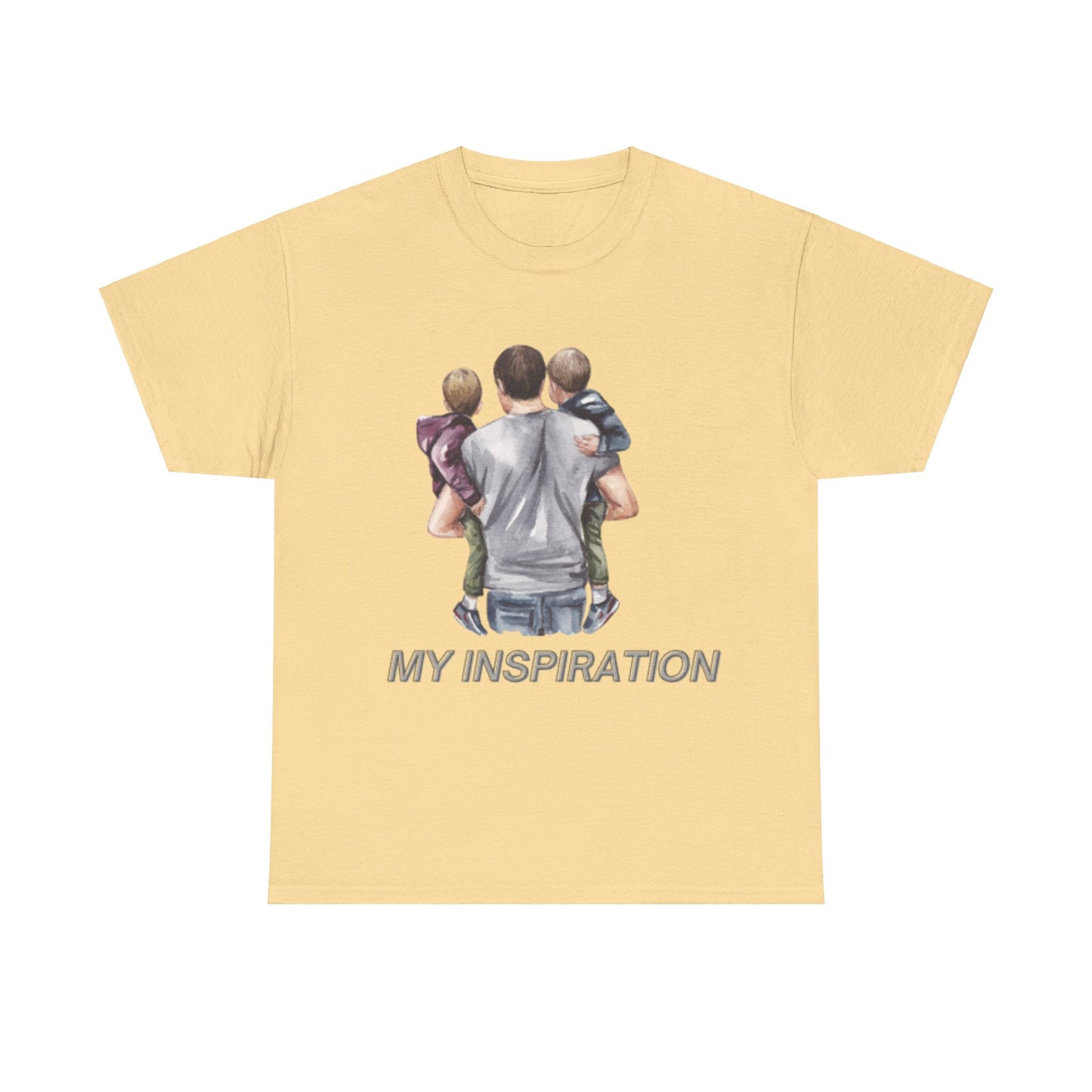 Inspirational 'Dad Inspiration' Logo T-shirt - Great Gift for Dads