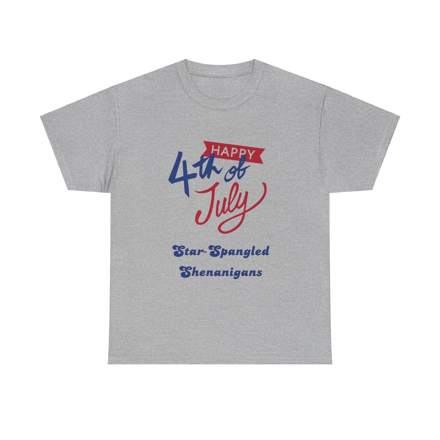 4th of July Star Spangled casual Unisex Heavy Cotton T-shirt