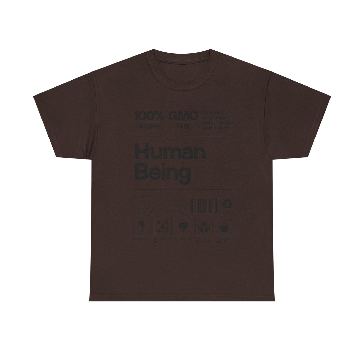 Human Being product scan- T shirt Unisex Humor Apparel