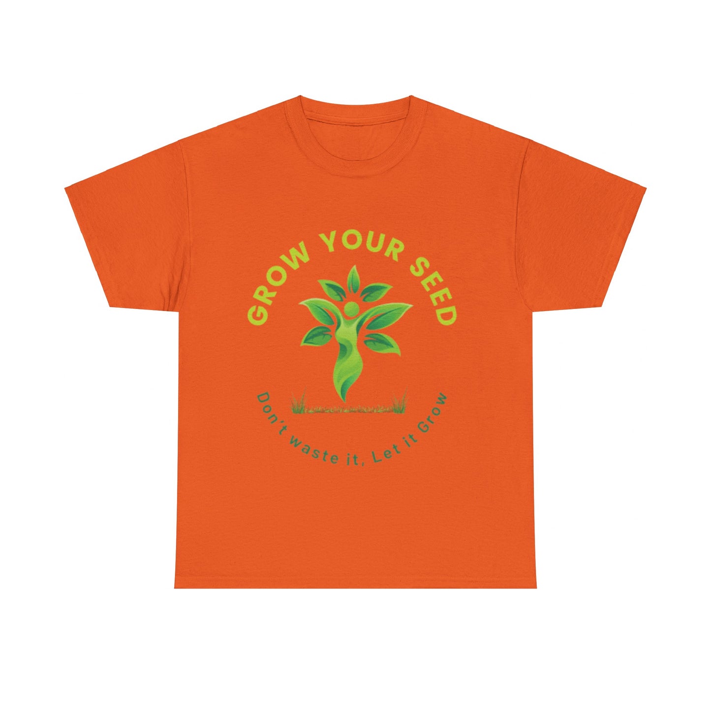 Empowering 'Grow Your Seed' Logo T-Shirt - Celebrate Your Journey