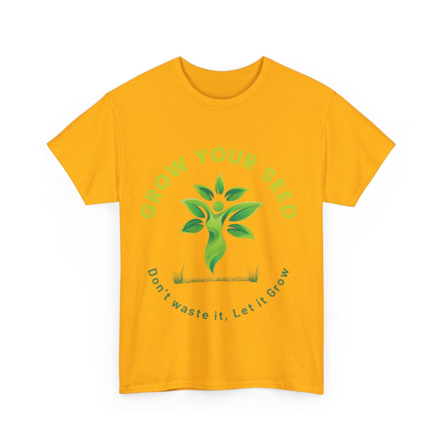 Empowering 'Grow Your Seed' Logo T-Shirt - Celebrate Your Journey