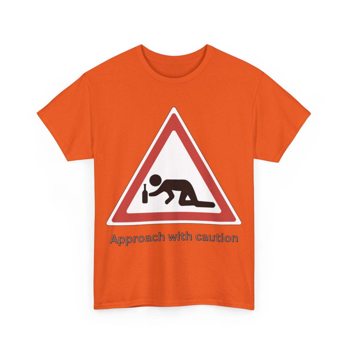 Caution: Drunk Zone Bold Graphic T-Shirt