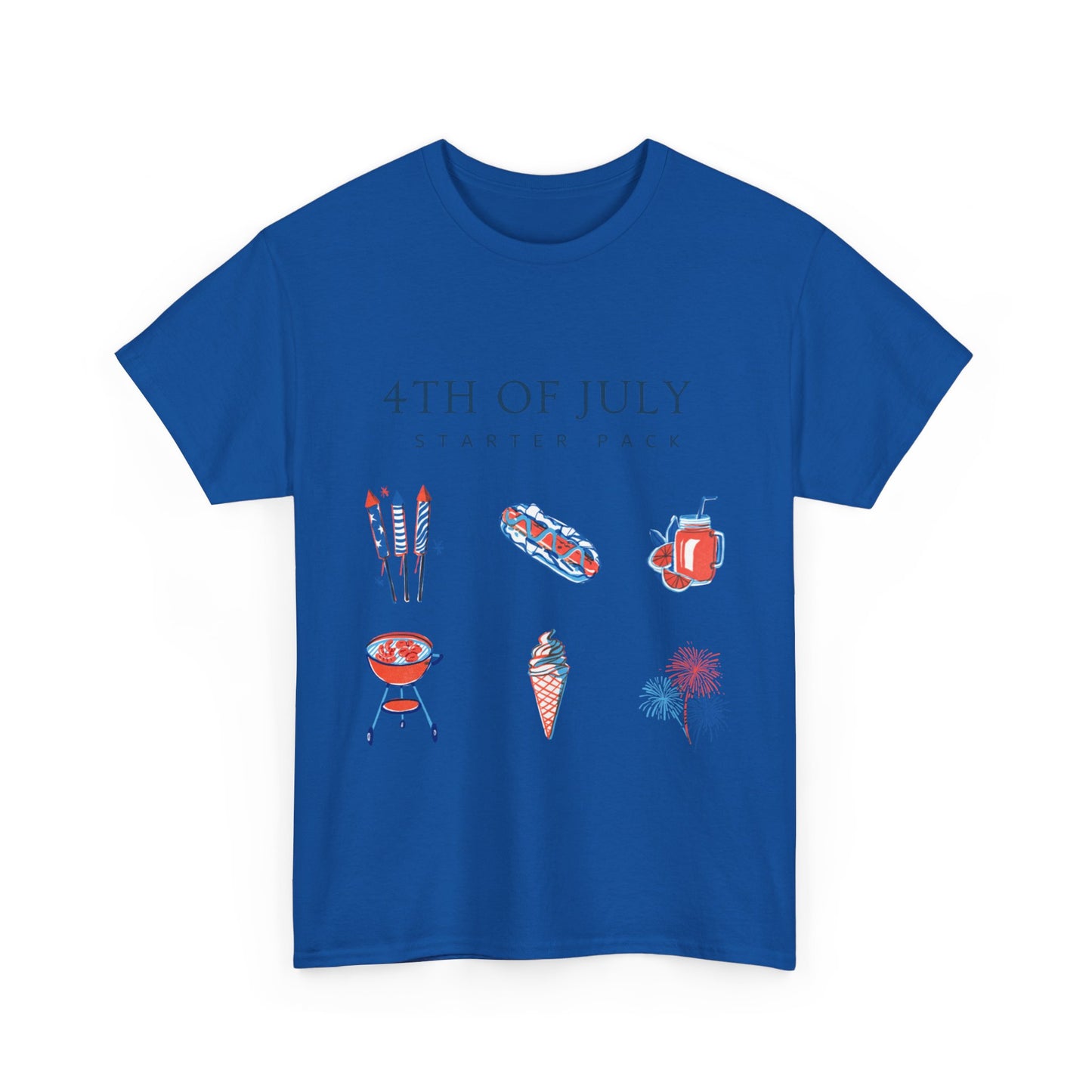 July 4th Starter Pack Unisex Heavy Cotton T-shirt