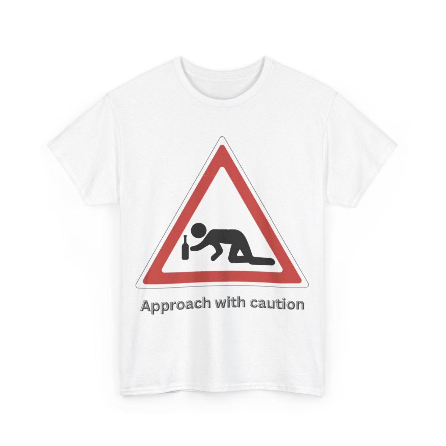 Caution: Drunk Zone Bold Graphic T-Shirt