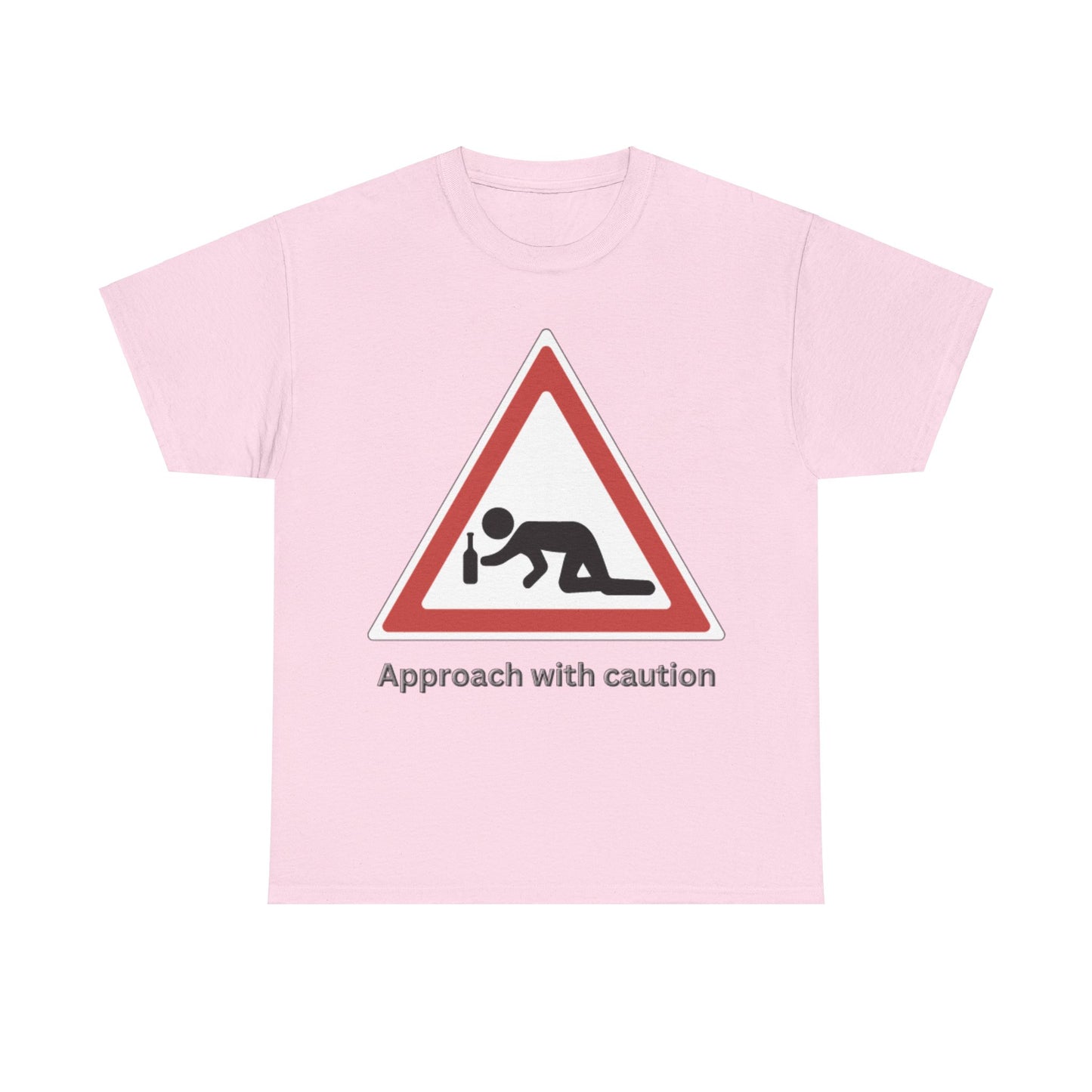 Caution: Drunk Zone Bold Graphic T-Shirt