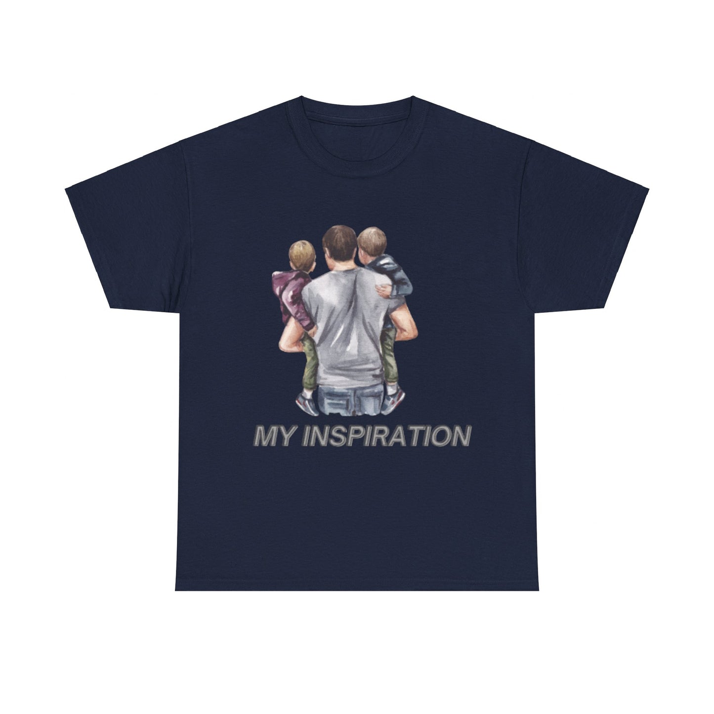 Inspirational 'Dad Inspiration' Logo T-shirt - Great Gift for Dads