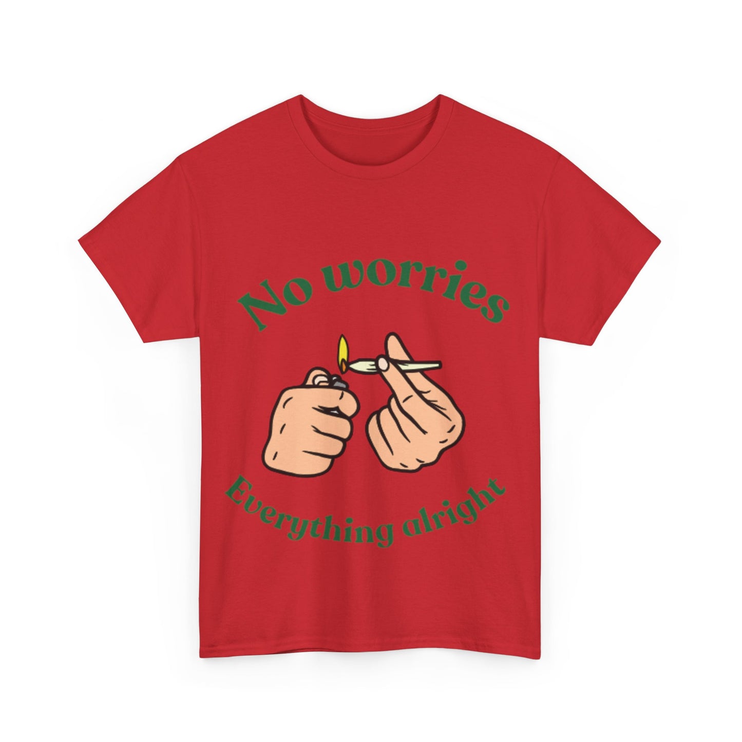 No Worries, Everything Alright Relaxed Vibes T-Shirt