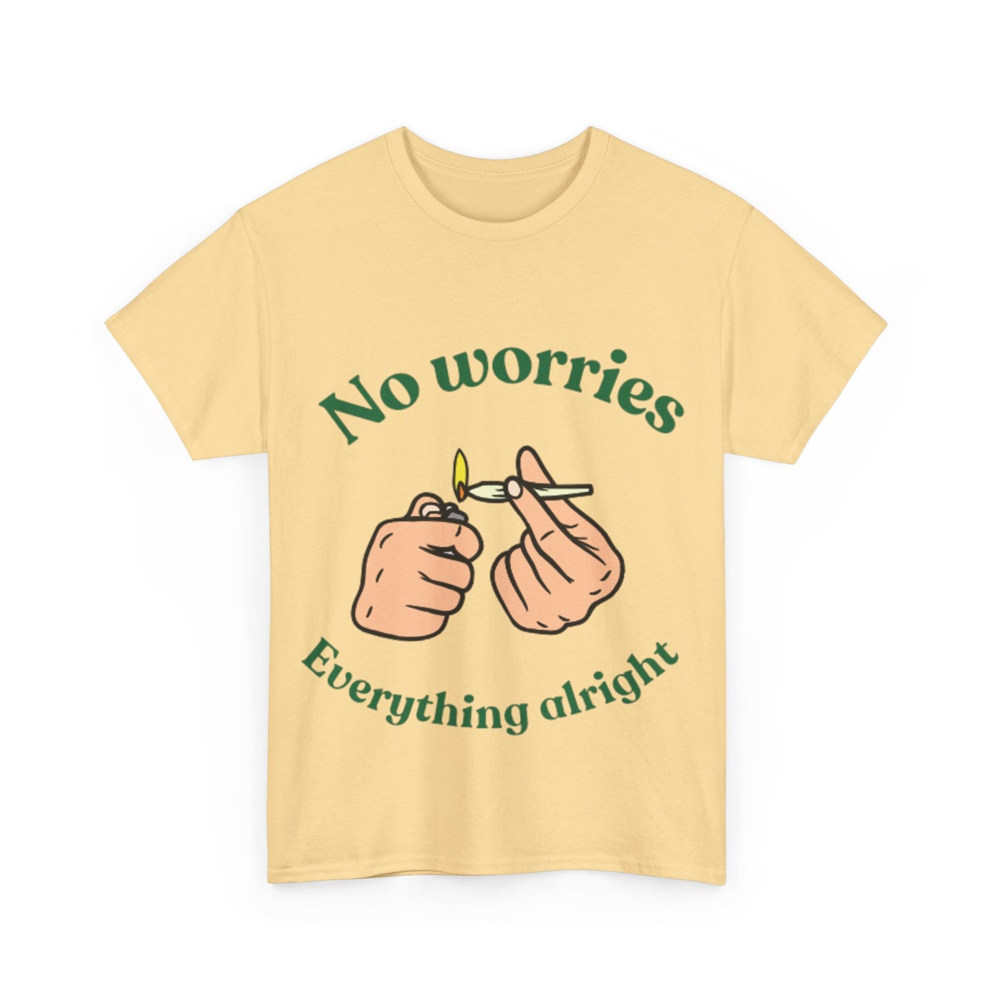 No Worries, Everything Alright Relaxed Vibes T-Shirt