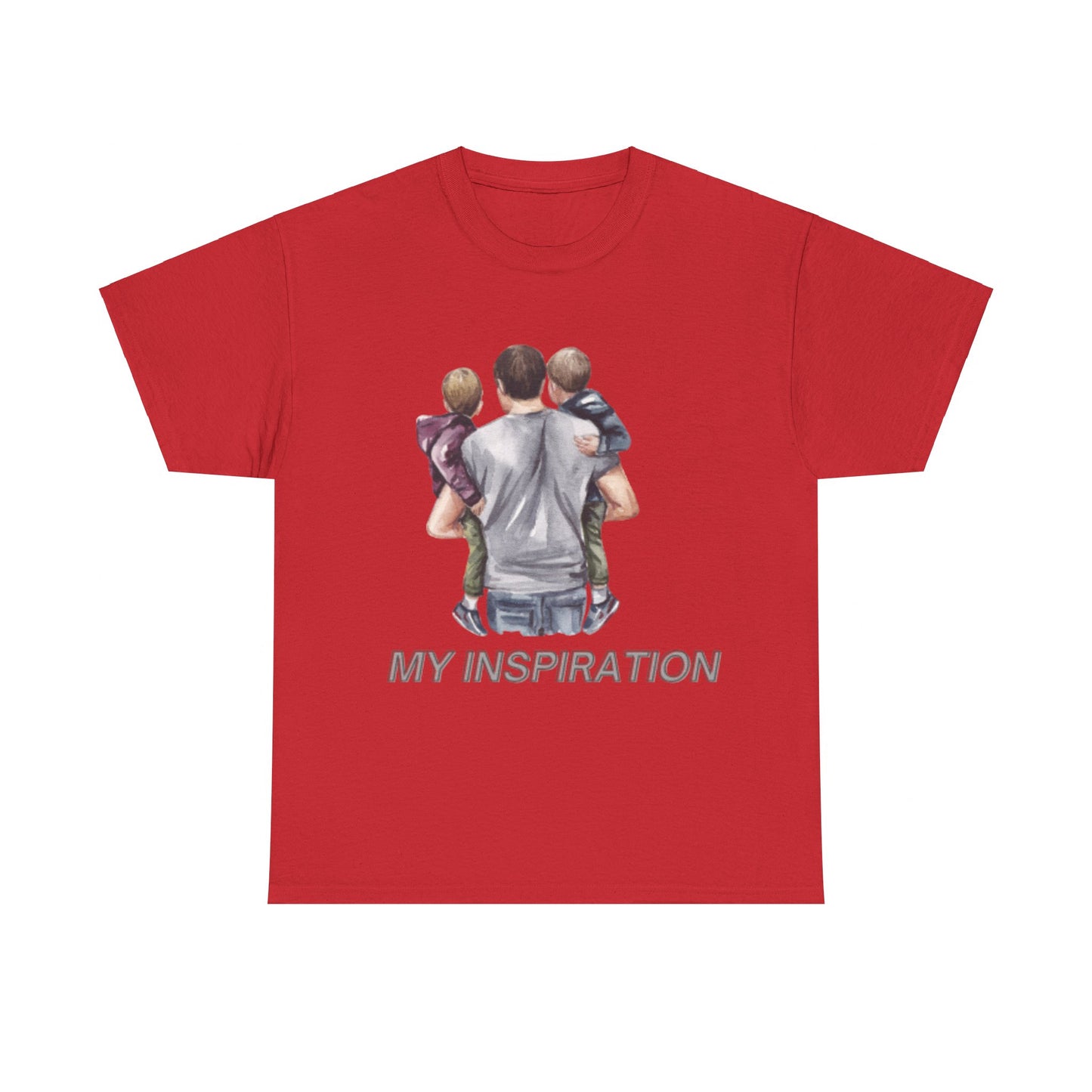 Inspirational 'Dad Inspiration' Logo T-shirt - Great Gift for Dads