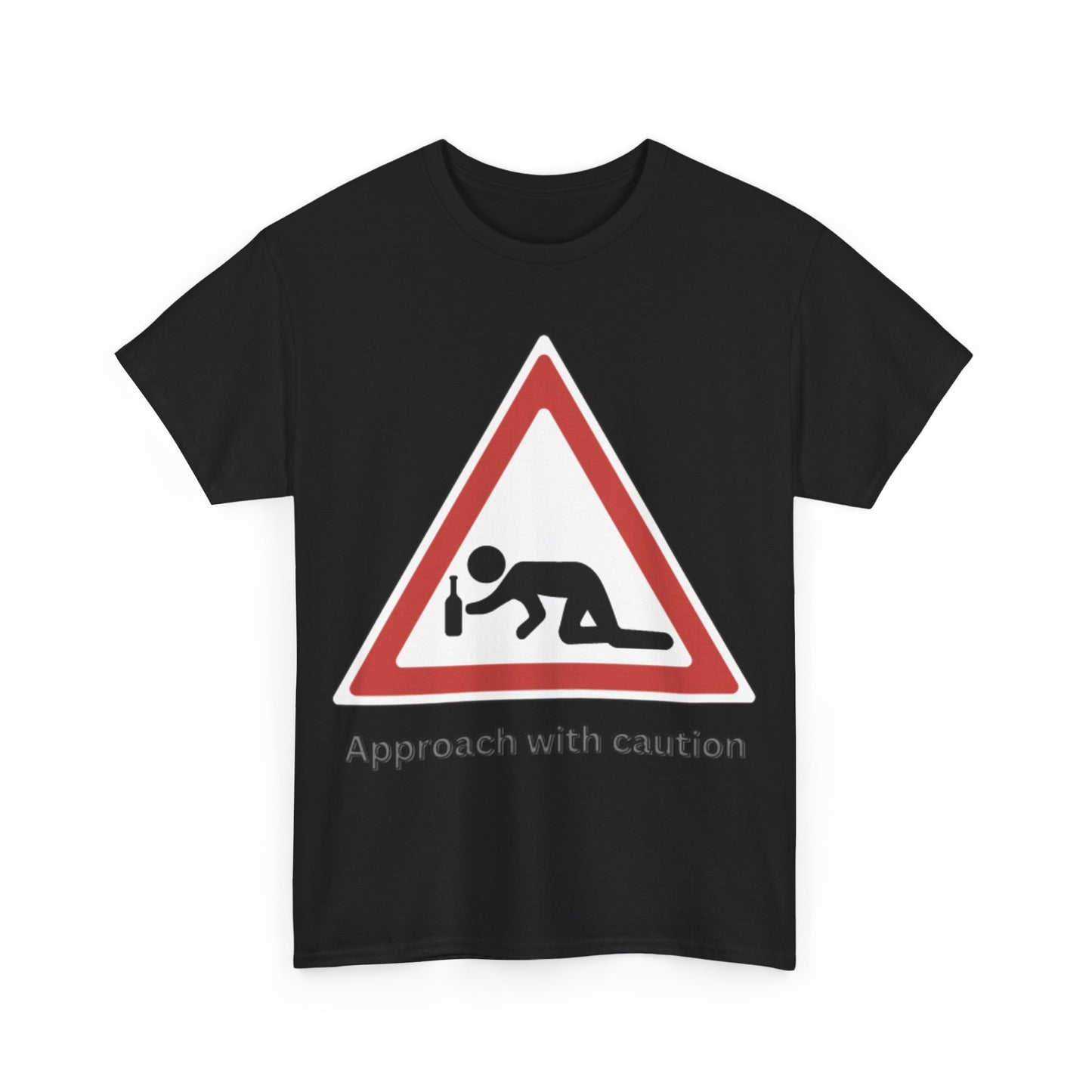 Caution: Drunk Zone Bold Graphic T-Shirt