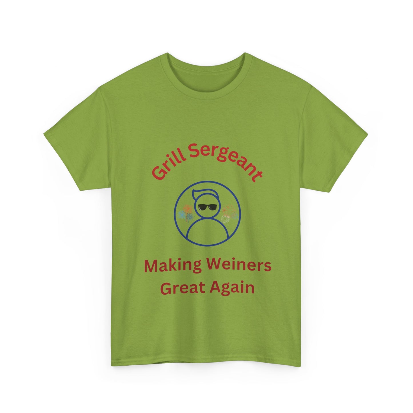 Grill Sergeant, Making Weiners Great Again Unisex Heavy Cotton T-shirt