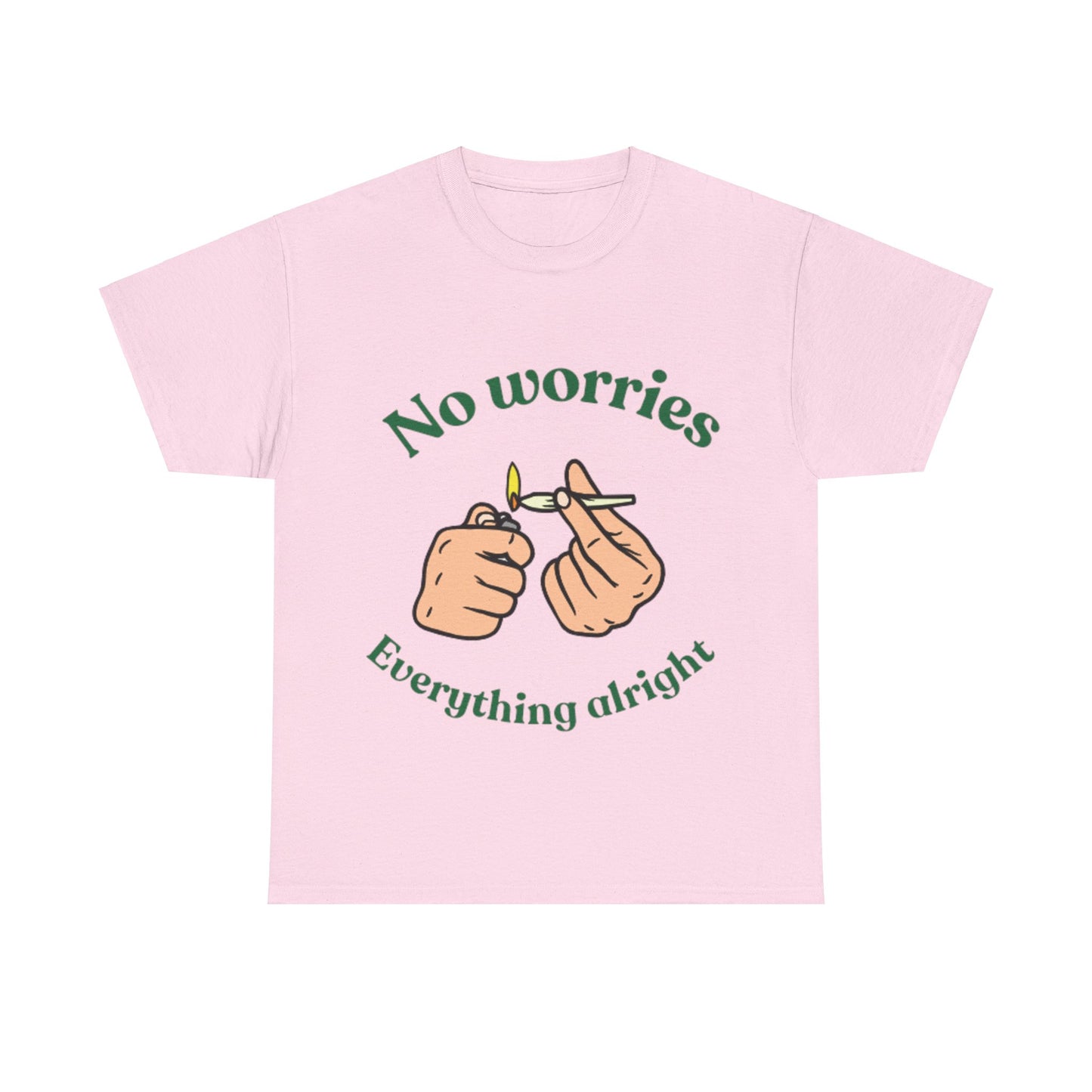 No Worries, Everything Alright Relaxed Vibes T-Shirt