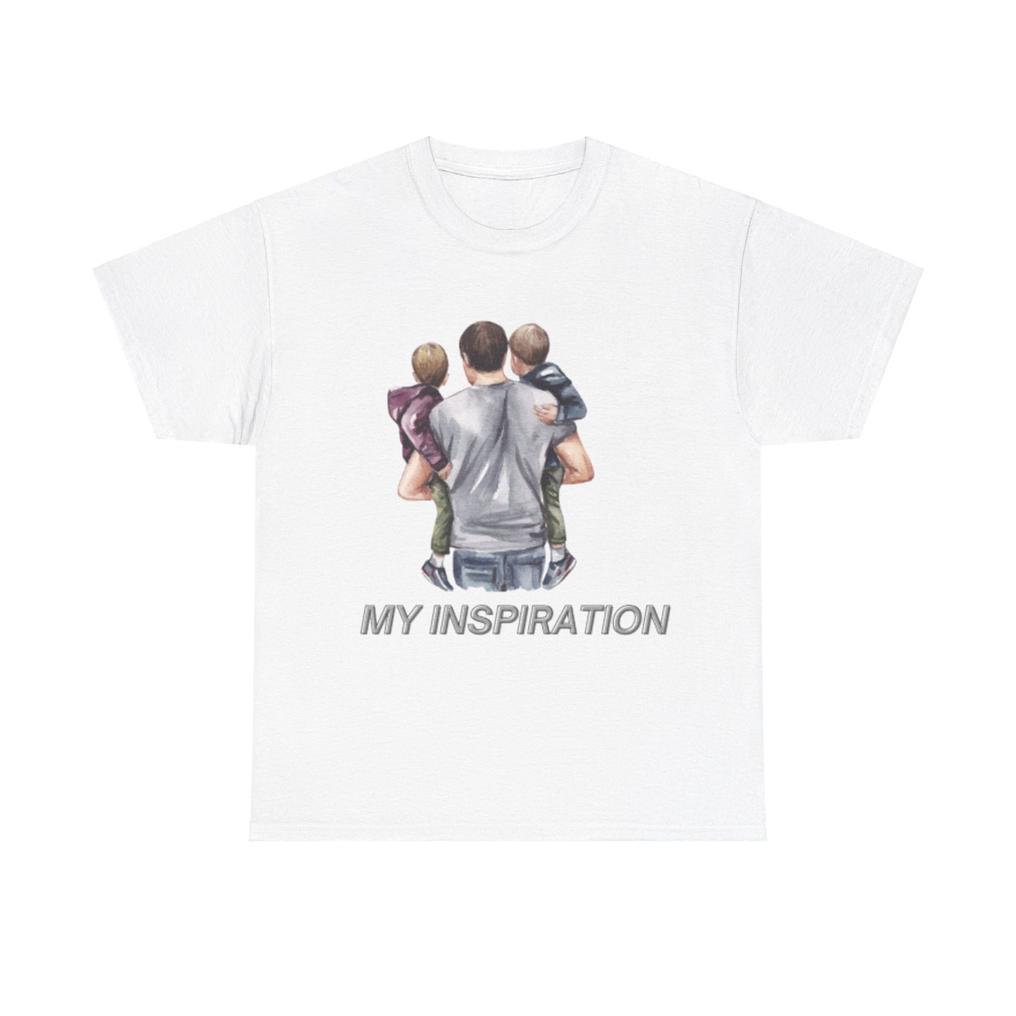 Inspirational 'Dad Inspiration' Logo T-shirt - Great Gift for Dads