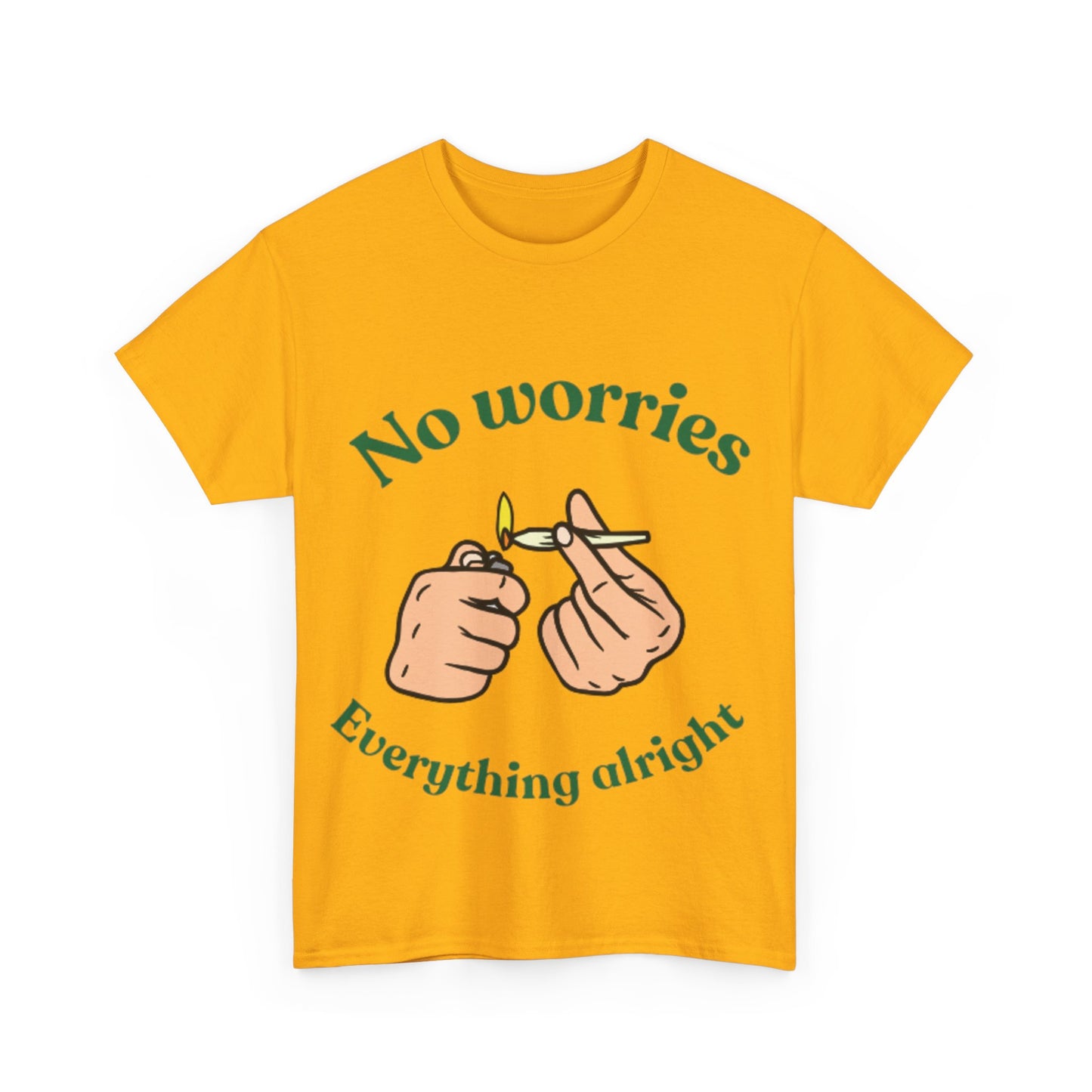 No Worries, Everything Alright Relaxed Vibes T-Shirt