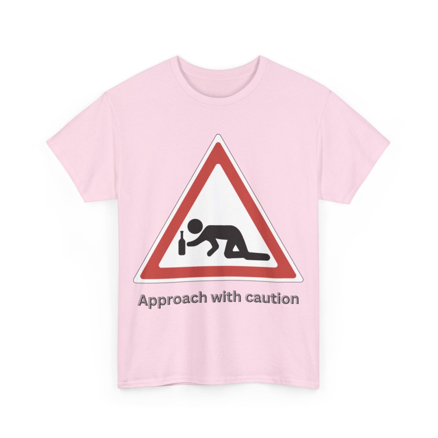 Caution: Drunk Zone Bold Graphic T-Shirt