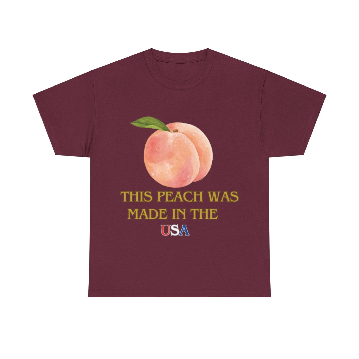 Proud American Peach - Made in the USA T-Shirt