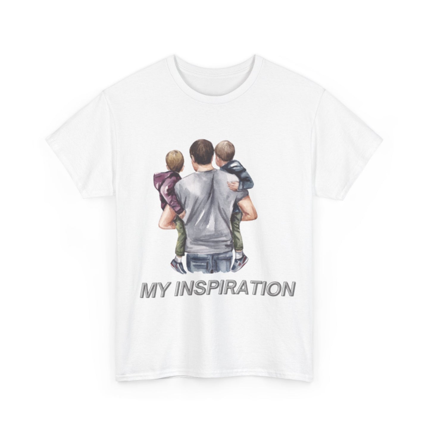 Inspirational 'Dad Inspiration' Logo T-shirt - Great Gift for Dads