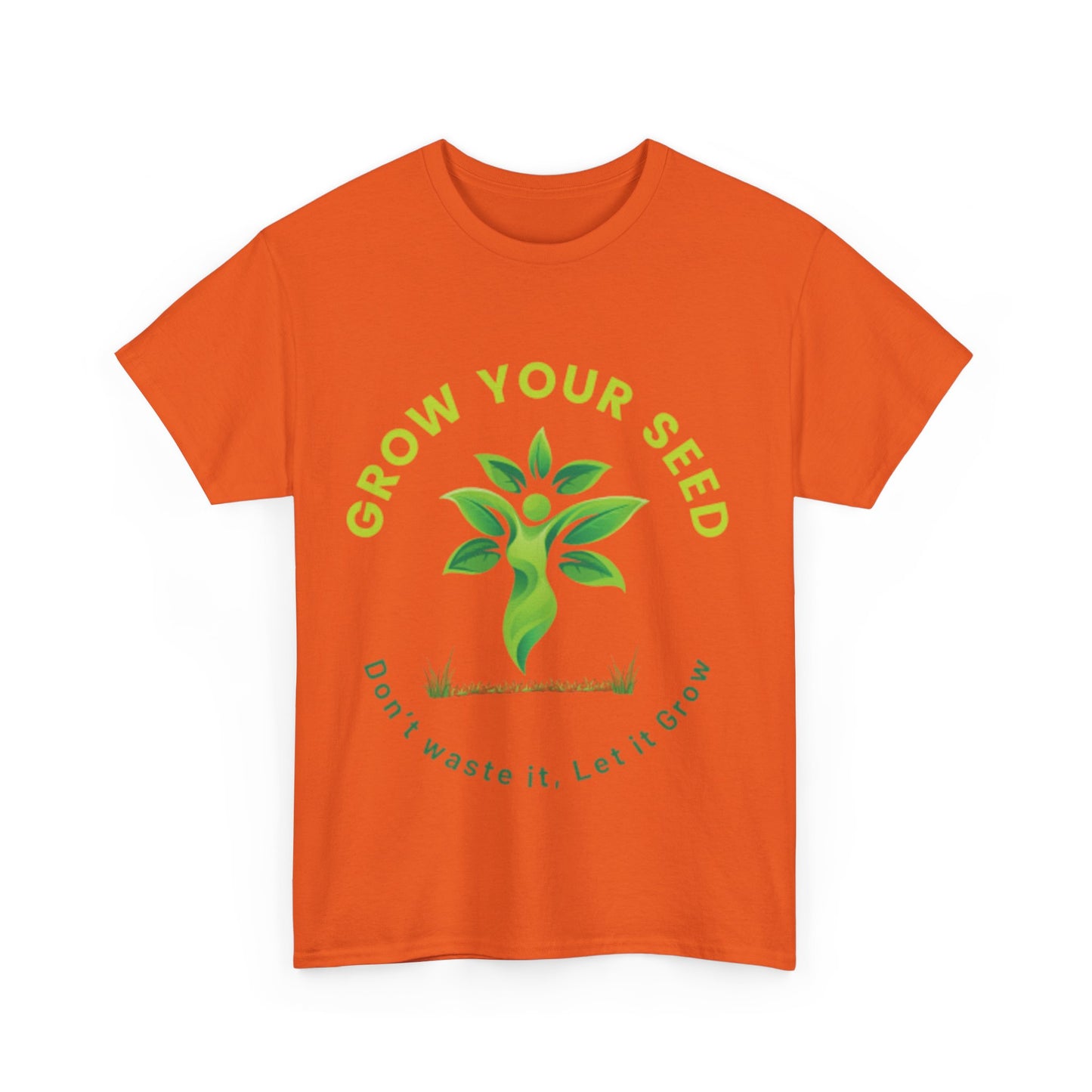 Empowering 'Grow Your Seed' Logo T-Shirt - Celebrate Your Journey