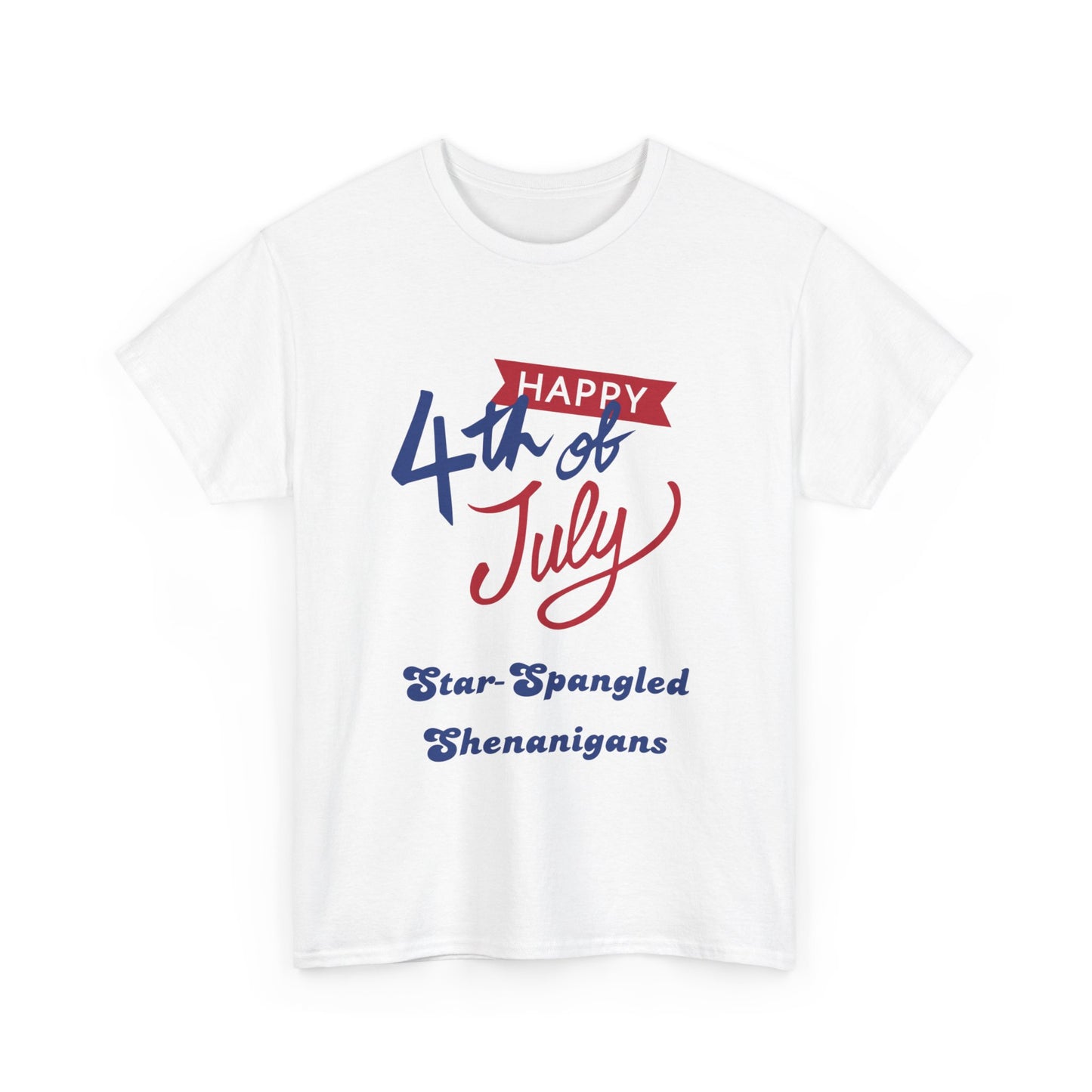 4th of July Star Spangled casual Unisex Heavy Cotton T-shirt