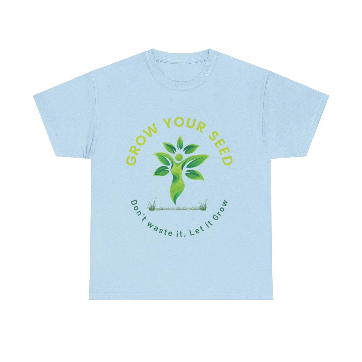 Empowering 'Grow Your Seed' Logo T-Shirt - Celebrate Your Journey