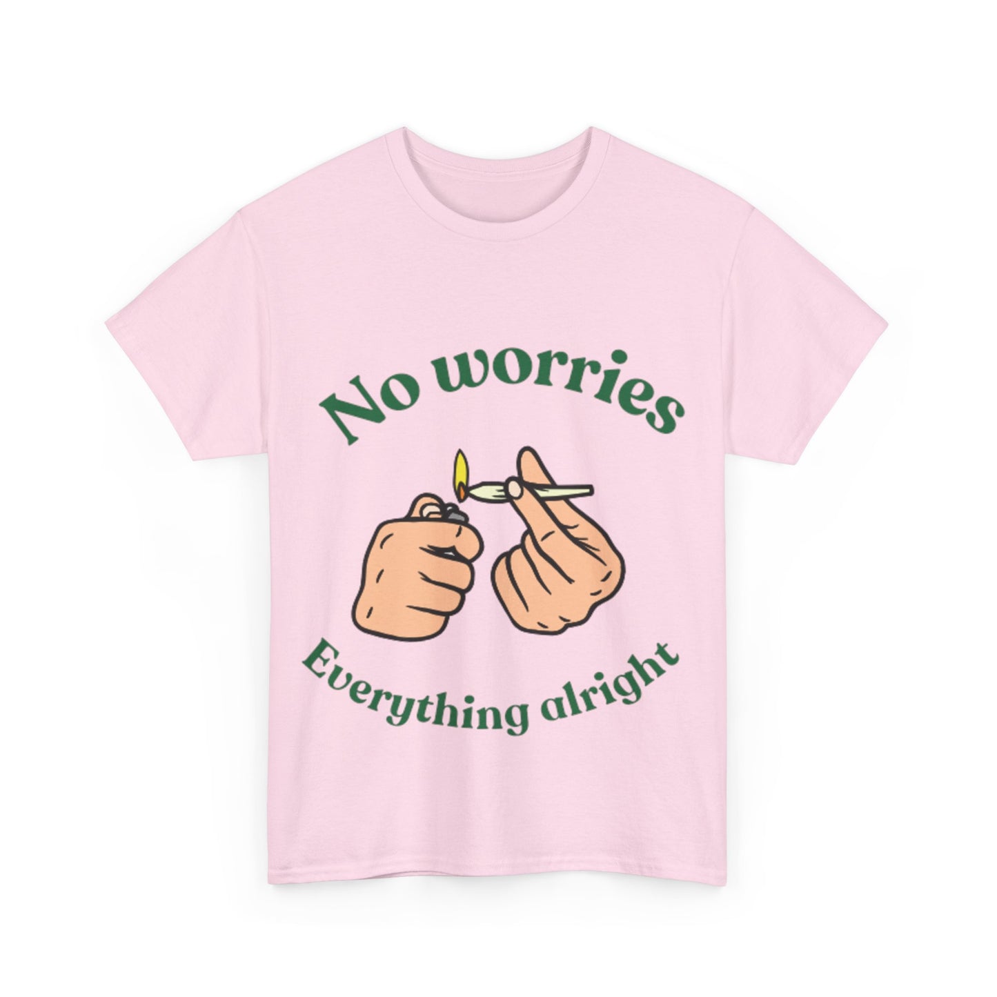 No Worries, Everything Alright Relaxed Vibes T-Shirt