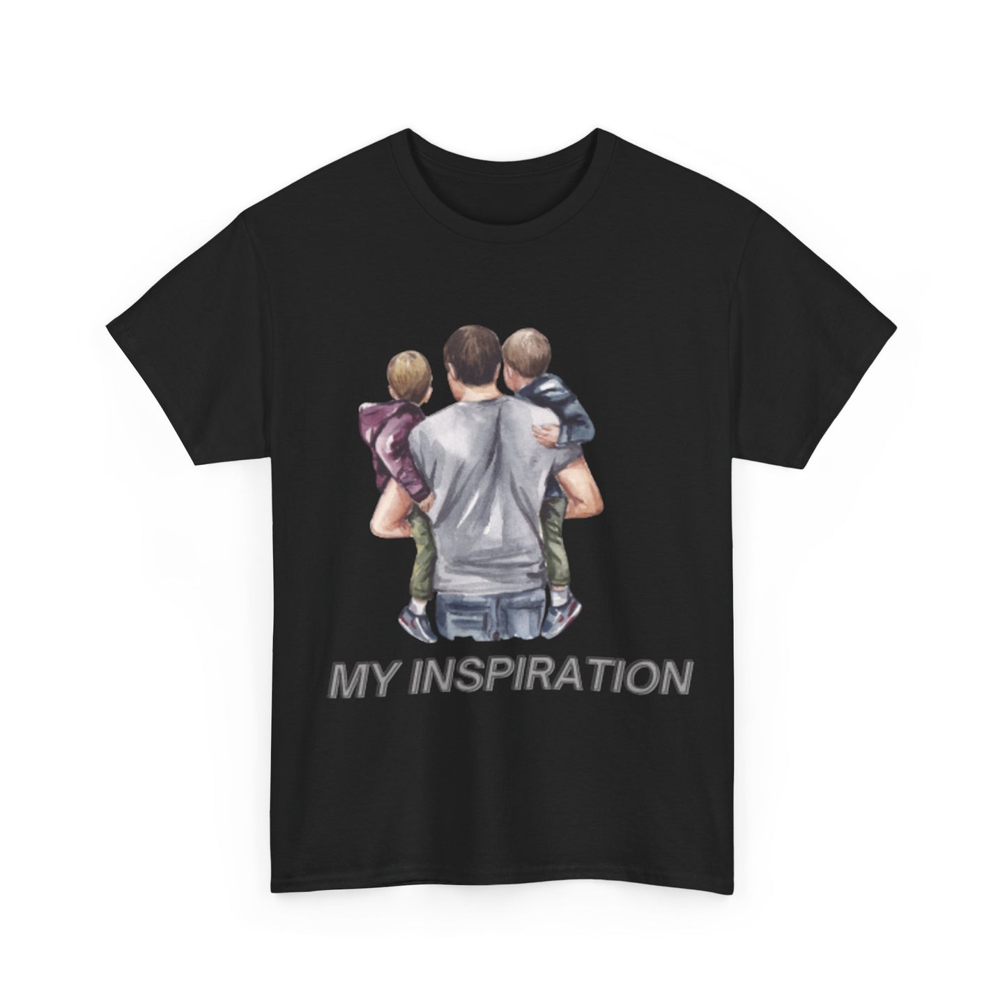 Inspirational 'Dad Inspiration' Logo T-shirt - Great Gift for Dads