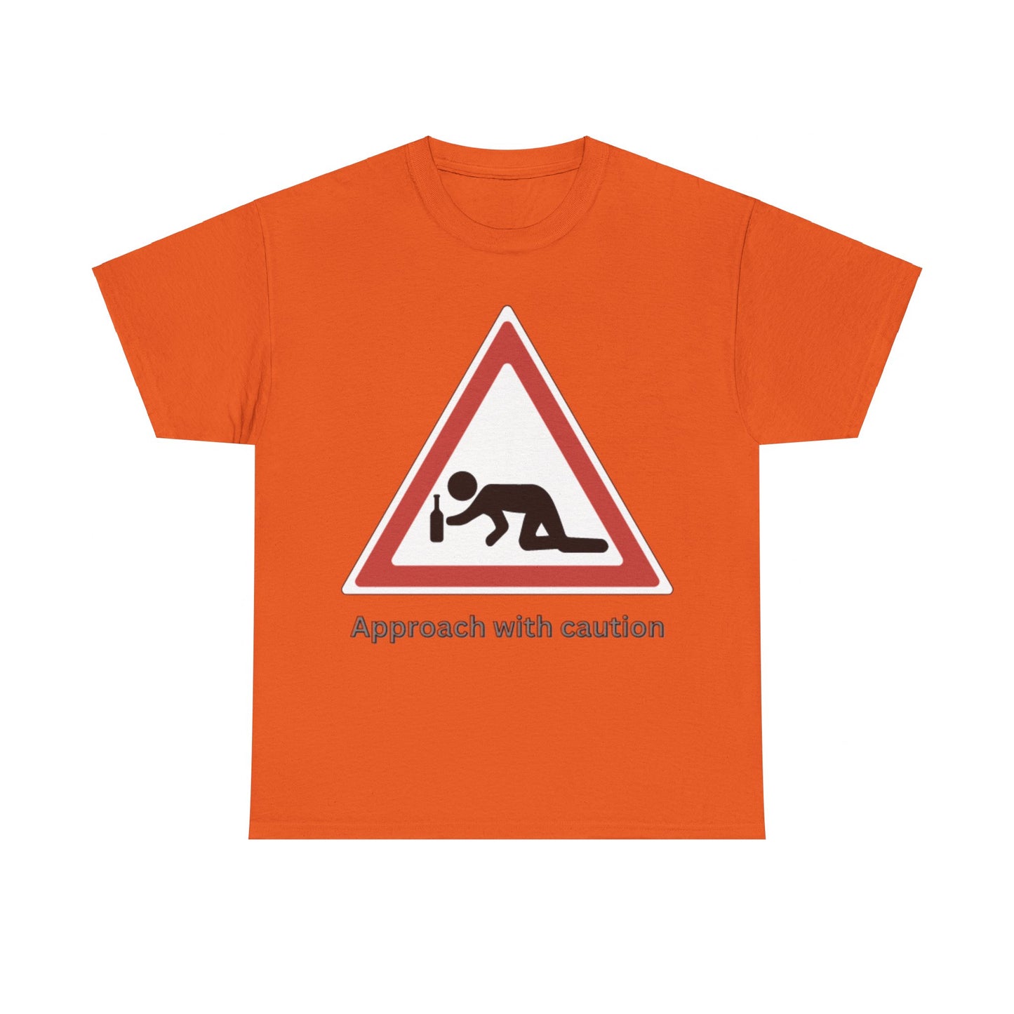 Caution: Drunk Zone Bold Graphic T-Shirt