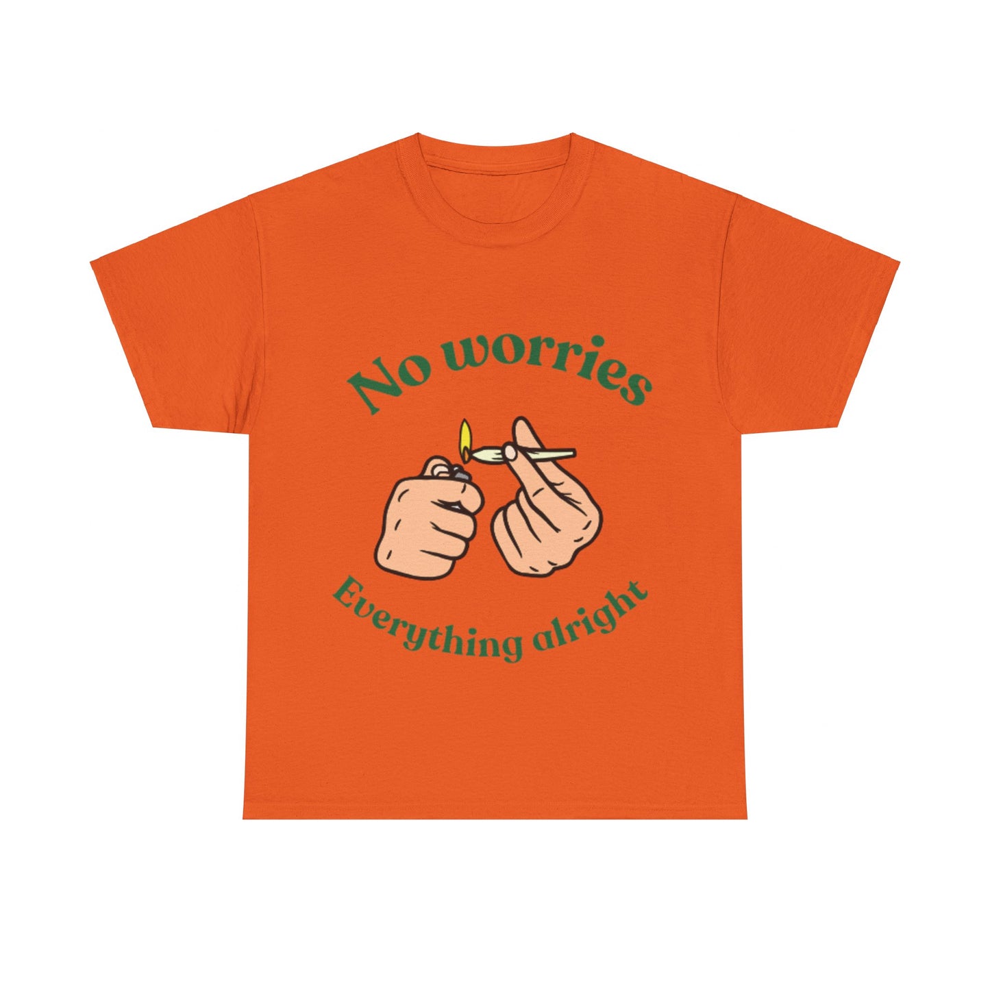 No Worries, Everything Alright Relaxed Vibes T-Shirt