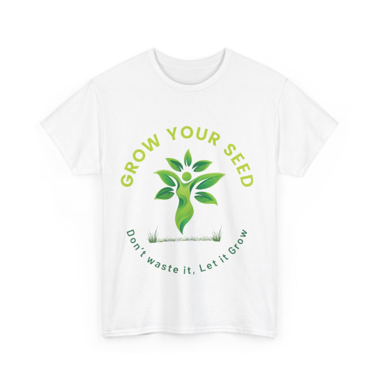 Empowering 'Grow Your Seed' Logo T-Shirt - Celebrate Your Journey