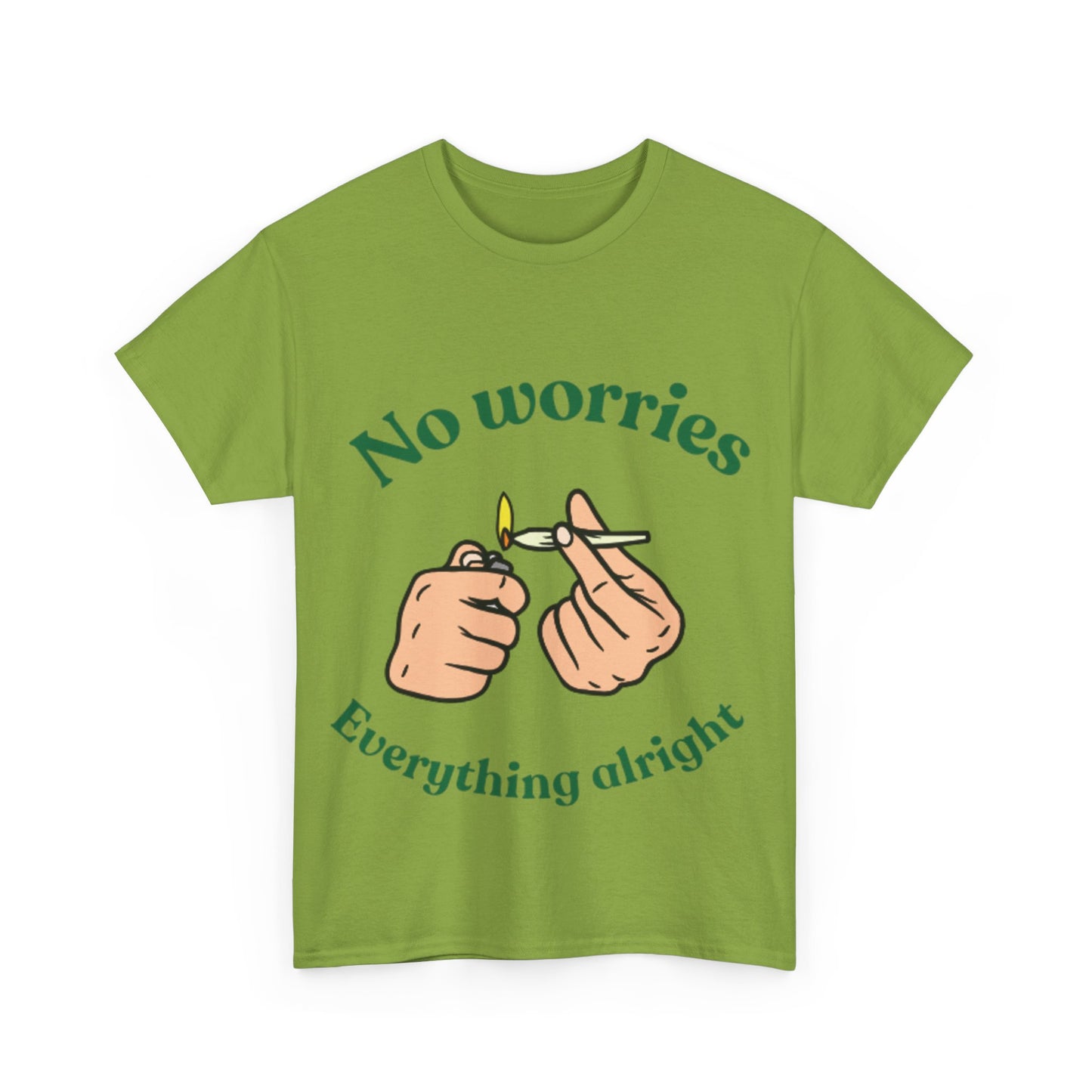 No Worries, Everything Alright Relaxed Vibes T-Shirt