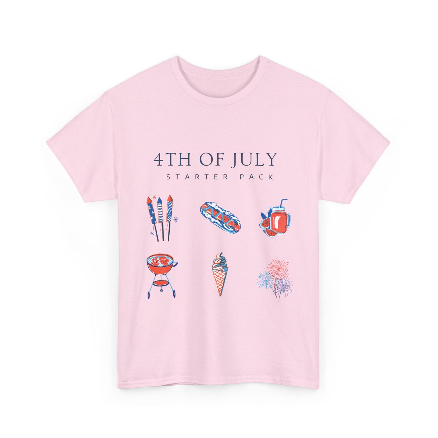 July 4th Starter Pack Unisex Heavy Cotton T-shirt