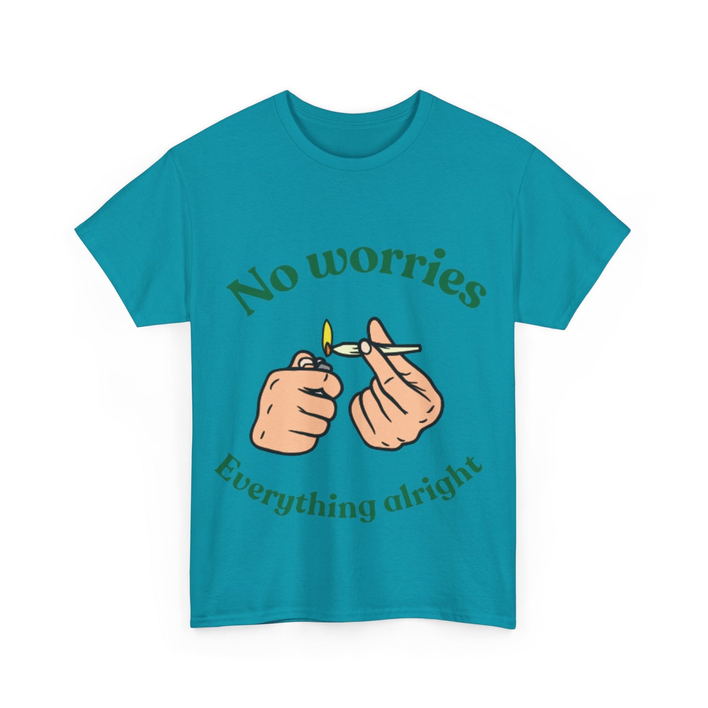 No Worries, Everything Alright Relaxed Vibes T-Shirt