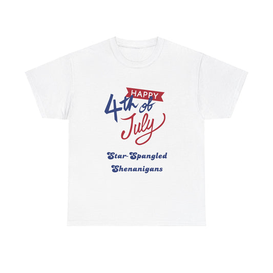 4th of July Star Spangled casual Unisex Heavy Cotton T-shirt