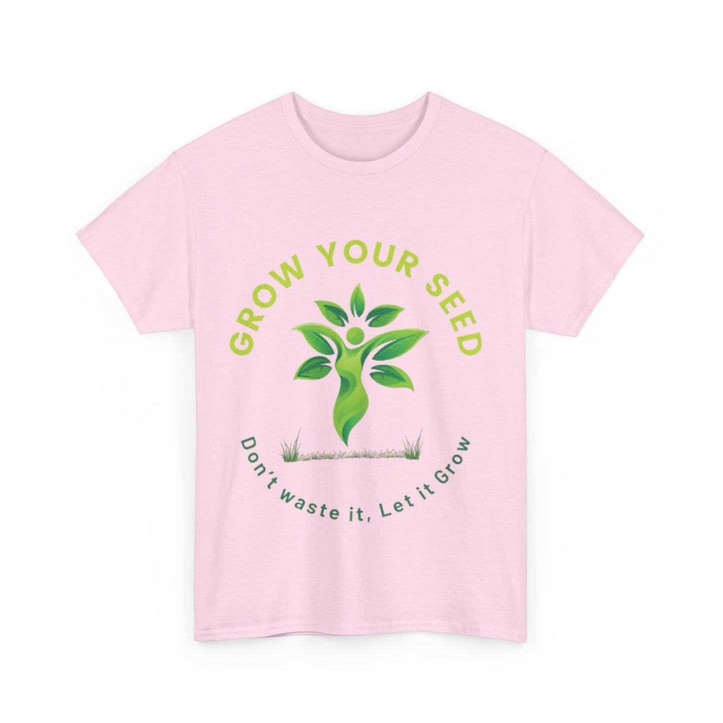 Empowering 'Grow Your Seed' Logo T-Shirt - Celebrate Your Journey