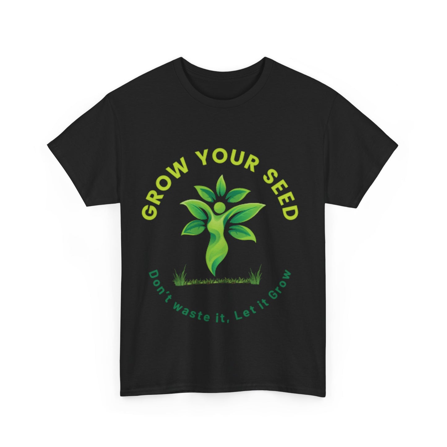 Empowering 'Grow Your Seed' Logo T-Shirt - Celebrate Your Journey