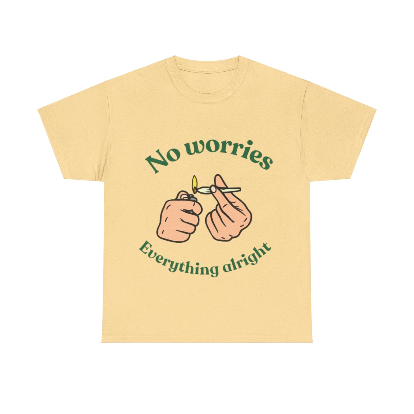 No Worries, Everything Alright Relaxed Vibes T-Shirt