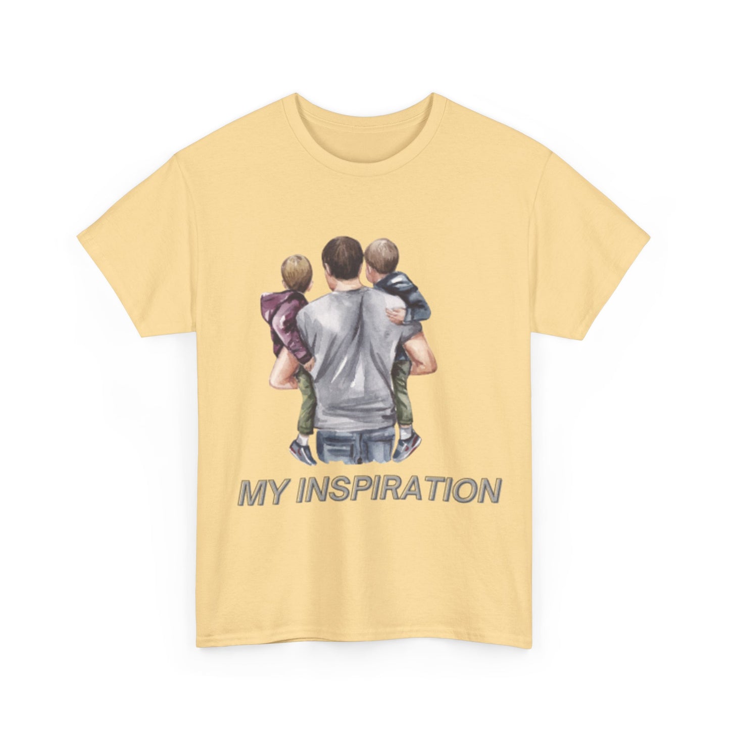 Inspirational 'Dad Inspiration' Logo T-shirt - Great Gift for Dads