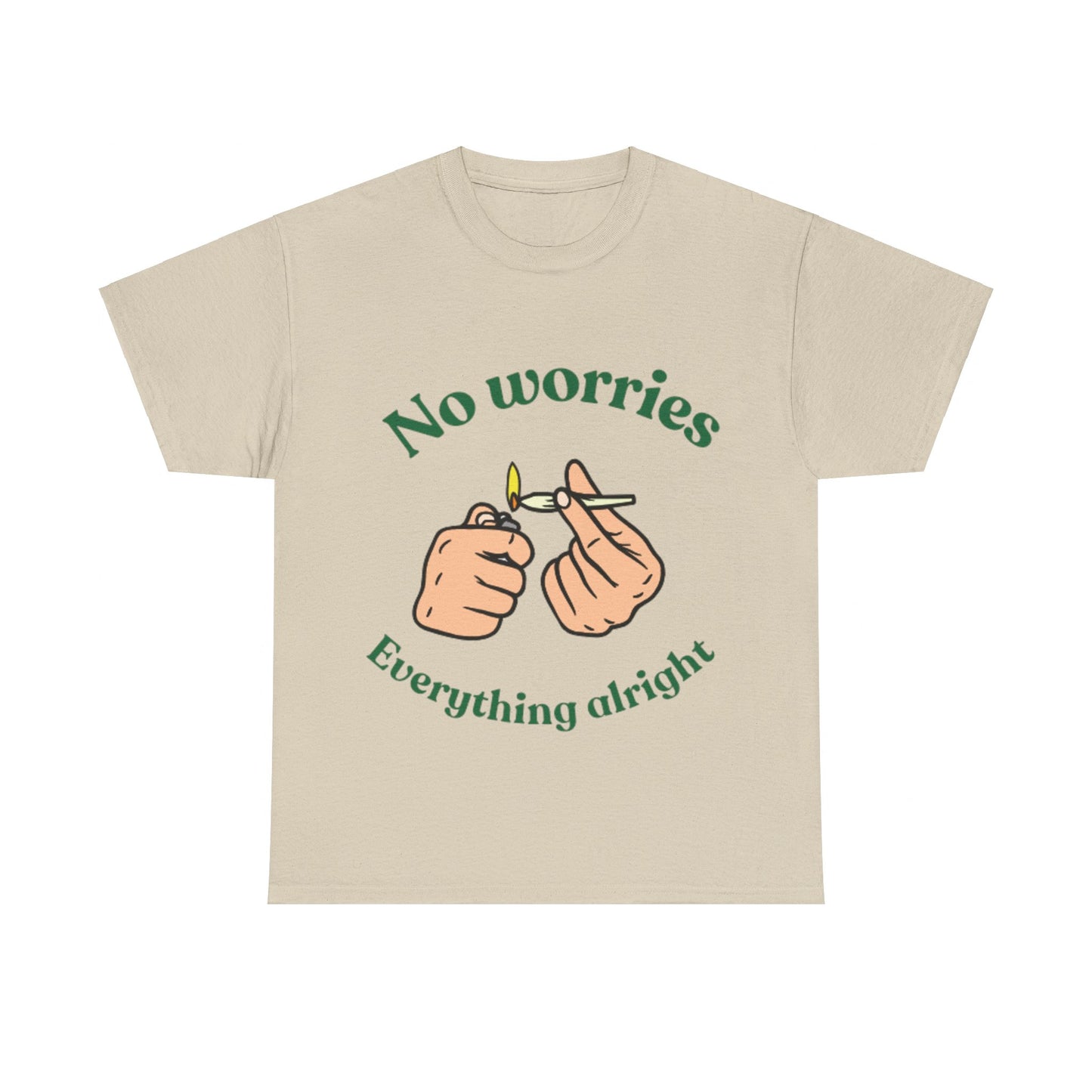 No Worries, Everything Alright Relaxed Vibes T-Shirt