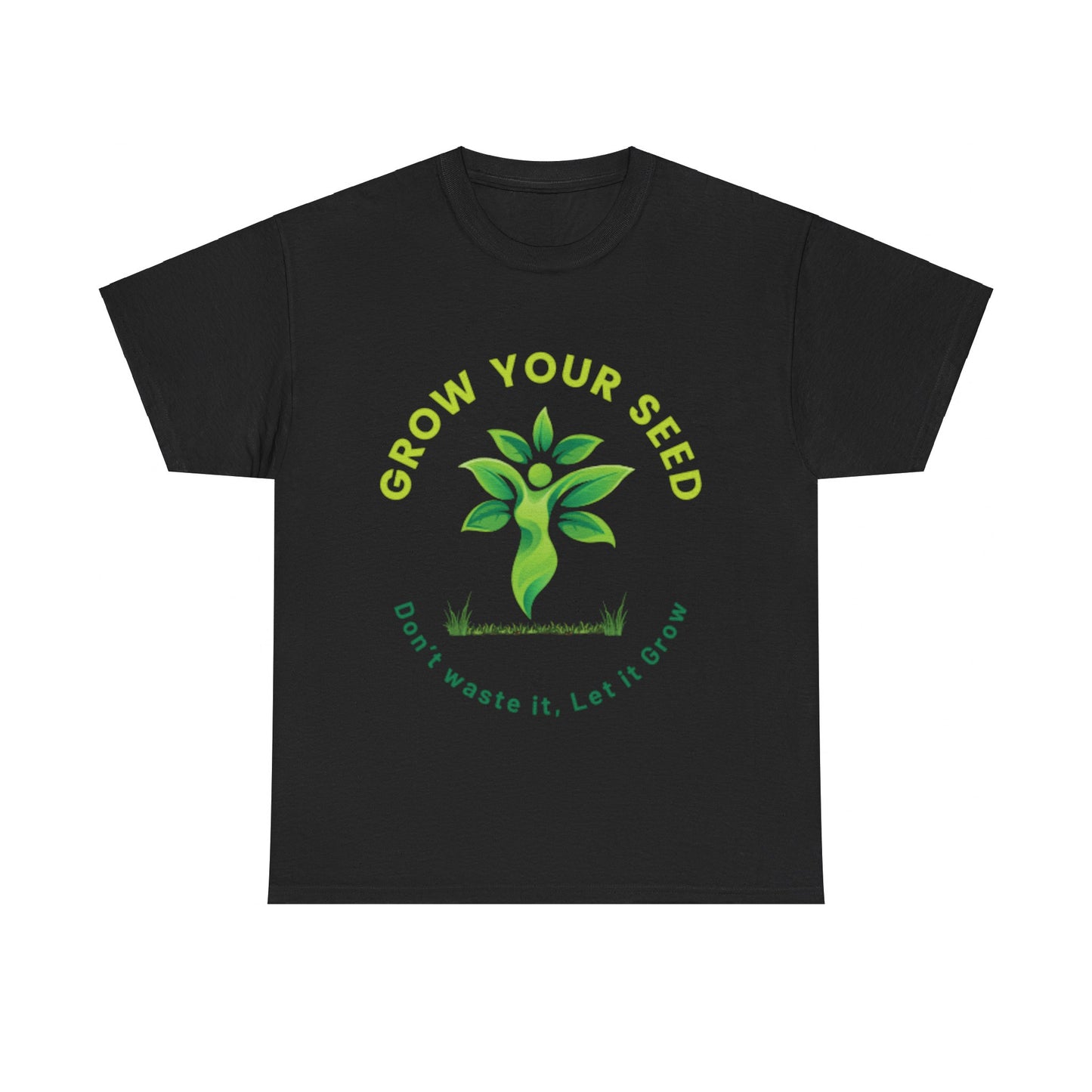 Empowering 'Grow Your Seed' Logo T-Shirt - Celebrate Your Journey