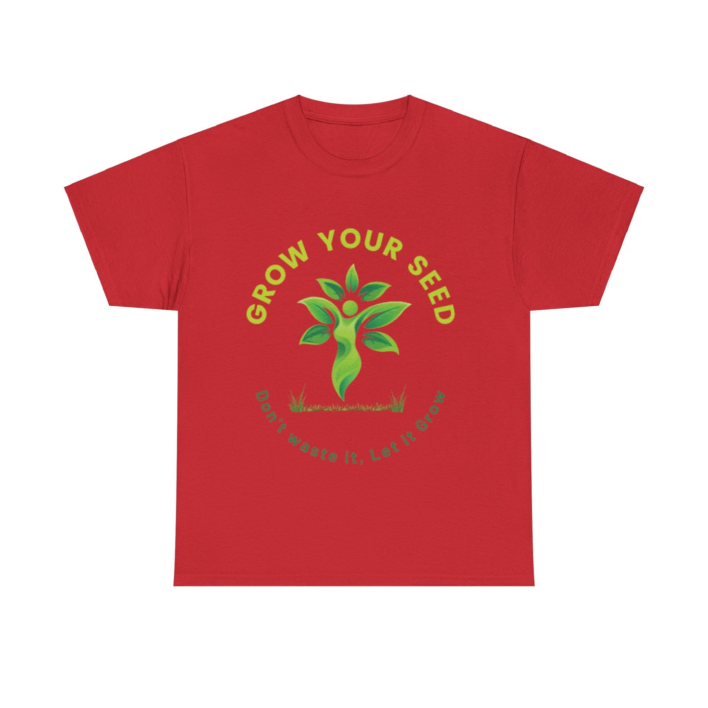 Empowering 'Grow Your Seed' Logo T-Shirt - Celebrate Your Journey