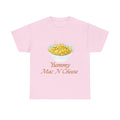 Yummy Mac n Cheese funny humor Heavy Cotton T-shirt