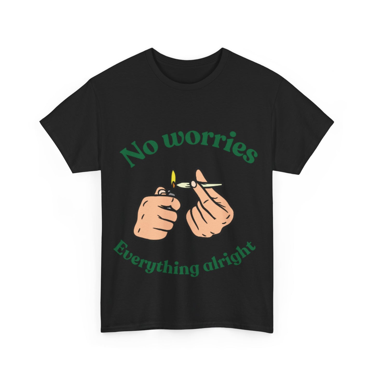 No Worries, Everything Alright Relaxed Vibes T-Shirt