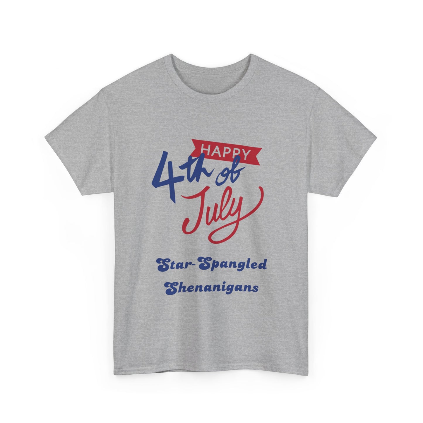 4th of July Star Spangled casual Unisex Heavy Cotton T-shirt