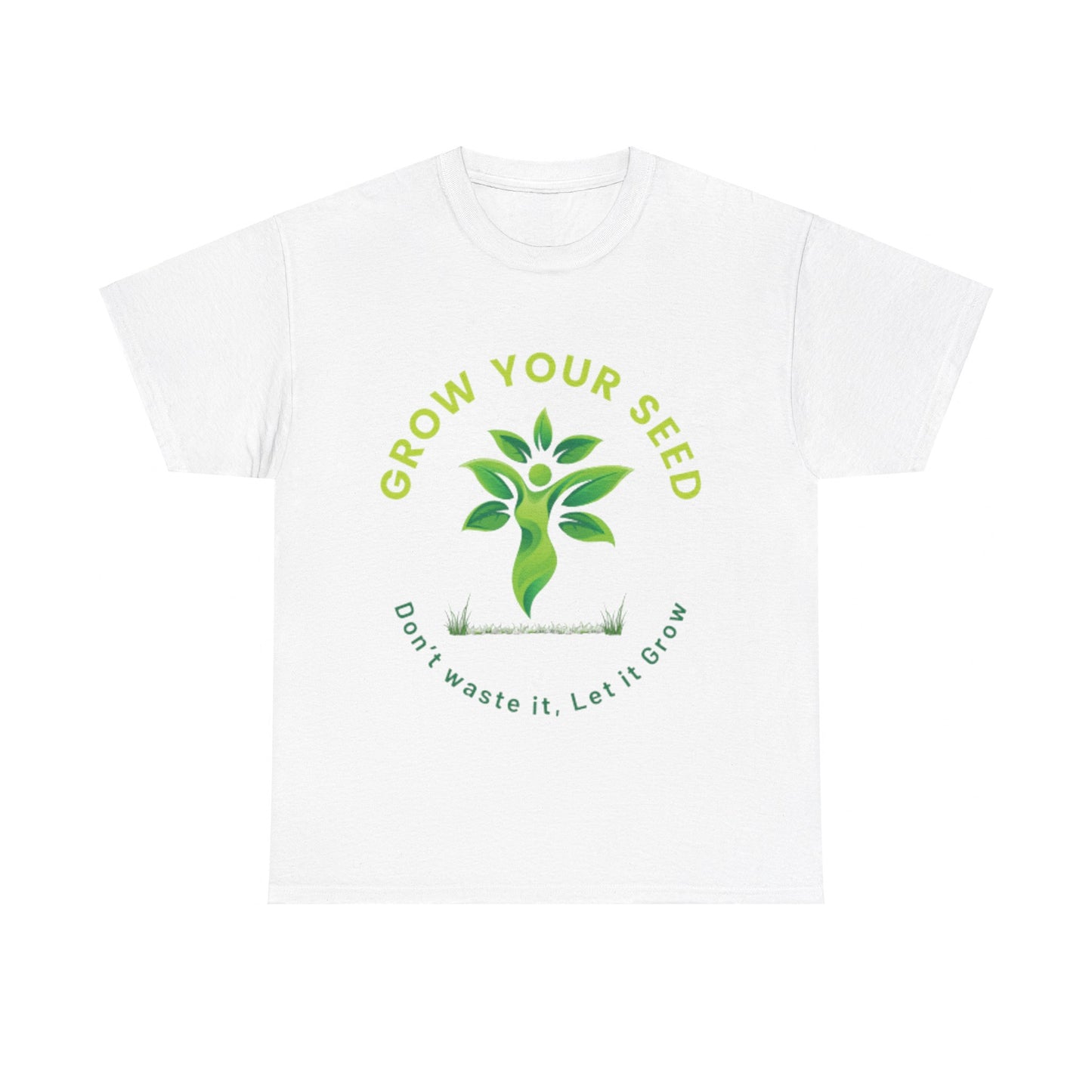 Empowering 'Grow Your Seed' Logo T-Shirt - Celebrate Your Journey