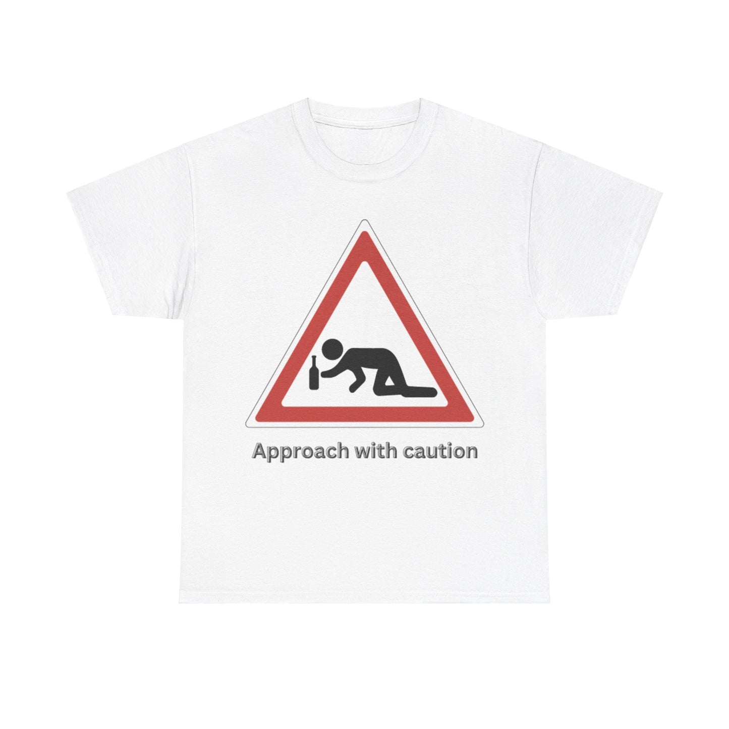 Caution: Drunk Zone Bold Graphic T-Shirt