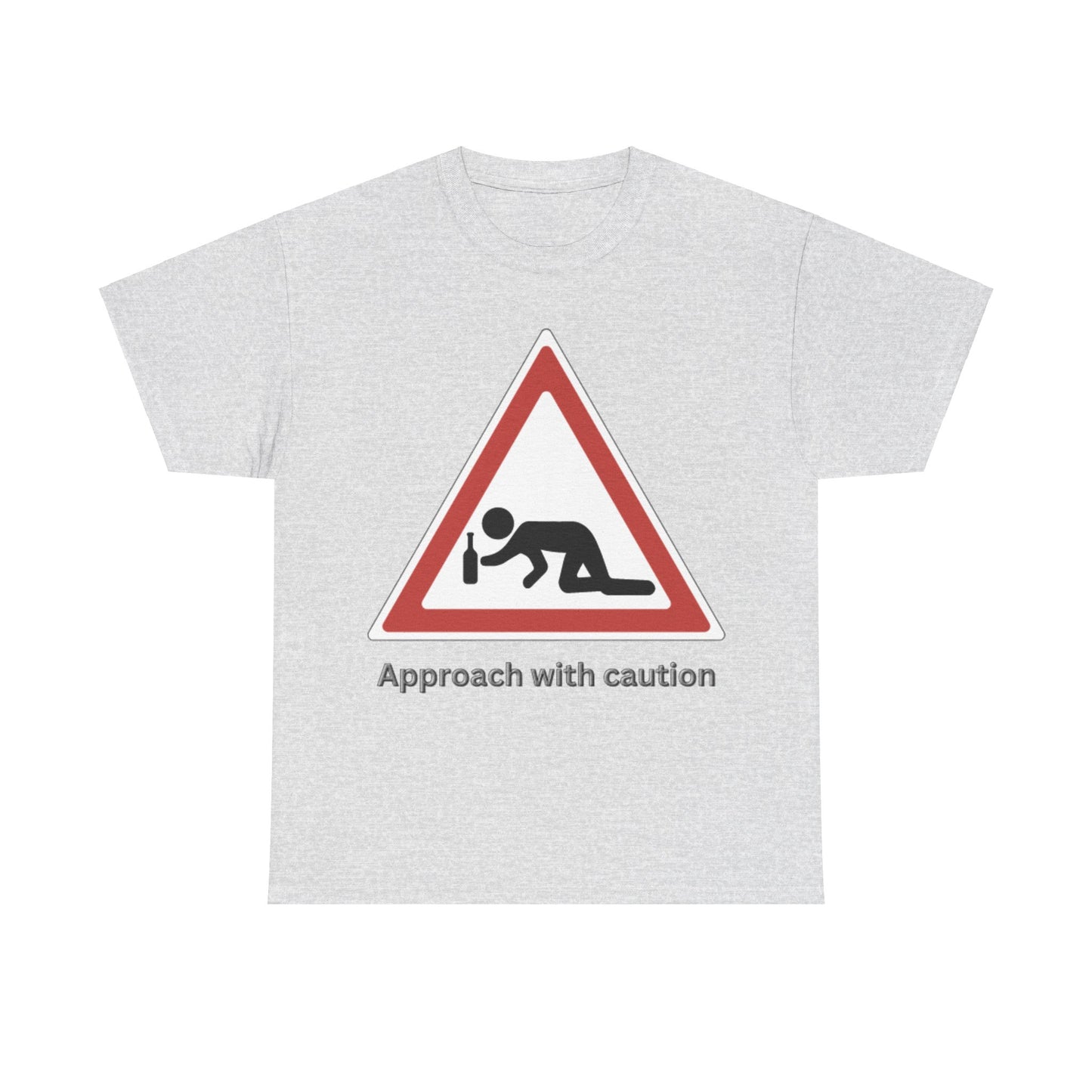 Caution: Drunk Zone Bold Graphic T-Shirt